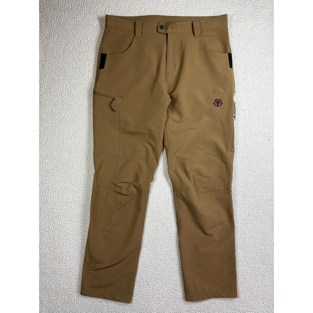 BlackOvis Granite Peak Midweight Hunting Pants Men 36x34 Tan Buck DWR Stretch